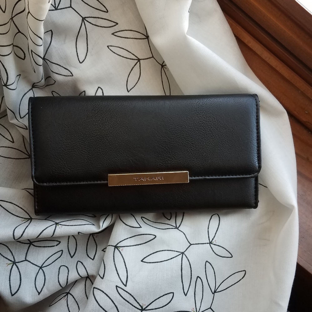 Tahari Vegan Leather Clutch